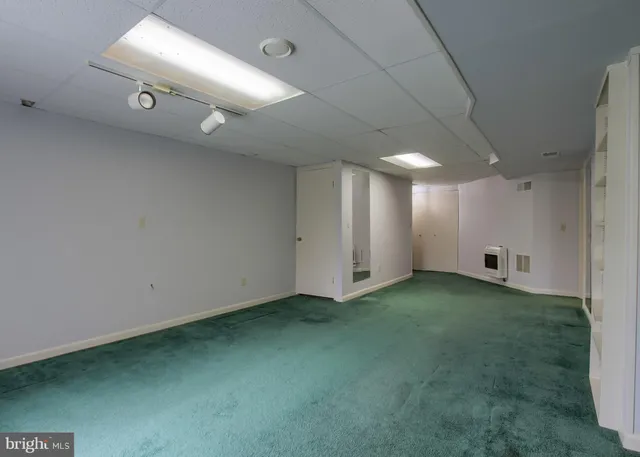 a room with storage and utility