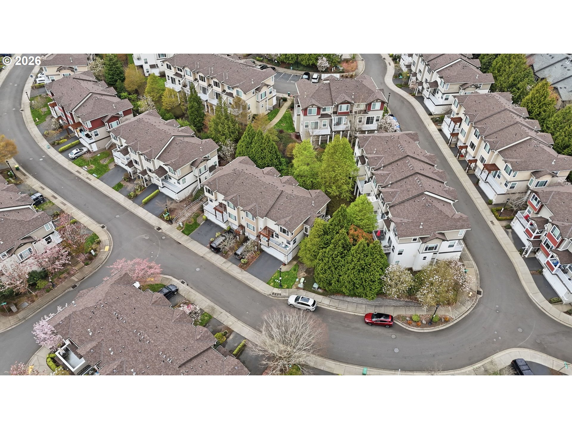 15095 Southwest Warbler Way, Unit 104 Beaverton, OR 97007 - Photo 41 of 46 an aerial view of a house