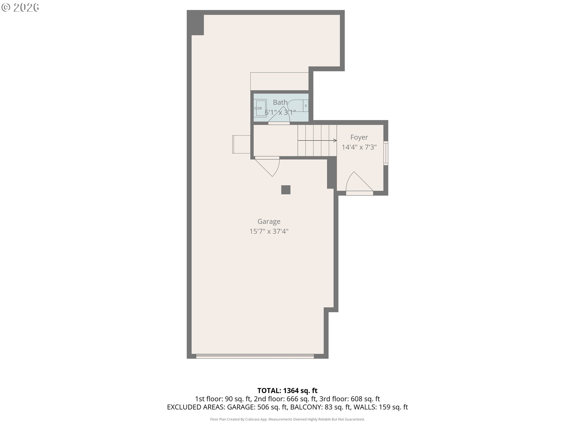15095 Southwest Warbler Way, Unit 104 Beaverton, OR 97007 - Photo 43 of 46 a picture of a room with a floor plan