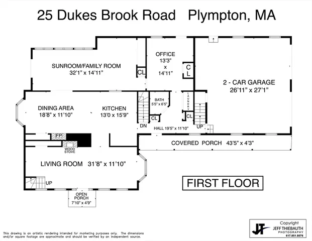 $1,150,000 | 25 Dukes Brook Road, Plympton, MA 02367