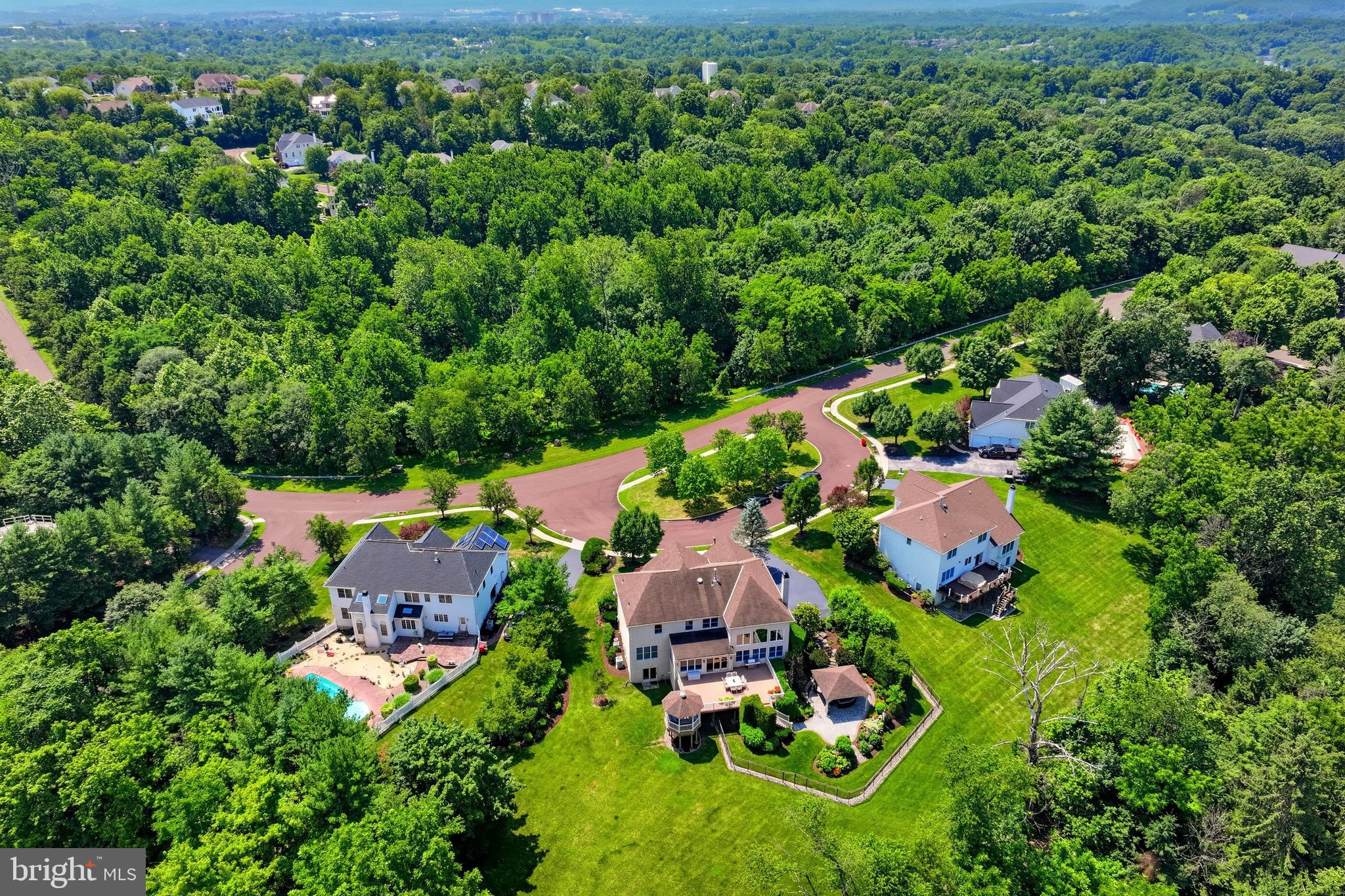 2303 Redtail Road Norristown, PA 19403 - Photo 47 of 53 an aerial view of residential house with outdoor space and trees all around