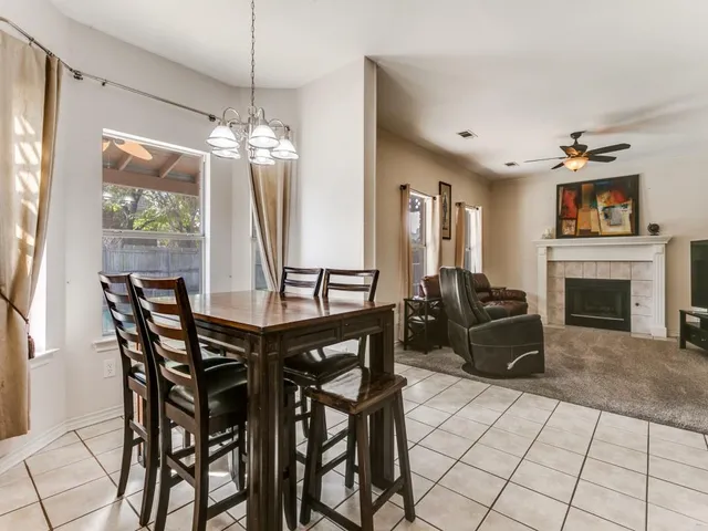 a view of a livingroom and dining room