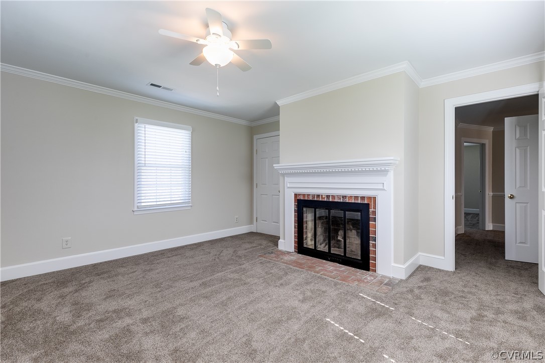 17523 Old Ridge Road Montpelier, VA 23192 - Photo 30 of 50 a view of a livingroom with a fireplace closet and windows