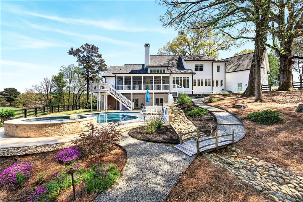 565 Old Lathemtown Road Canton, GA 30115 - Photo 33 of 73 a view of a house with backyard and sitting area