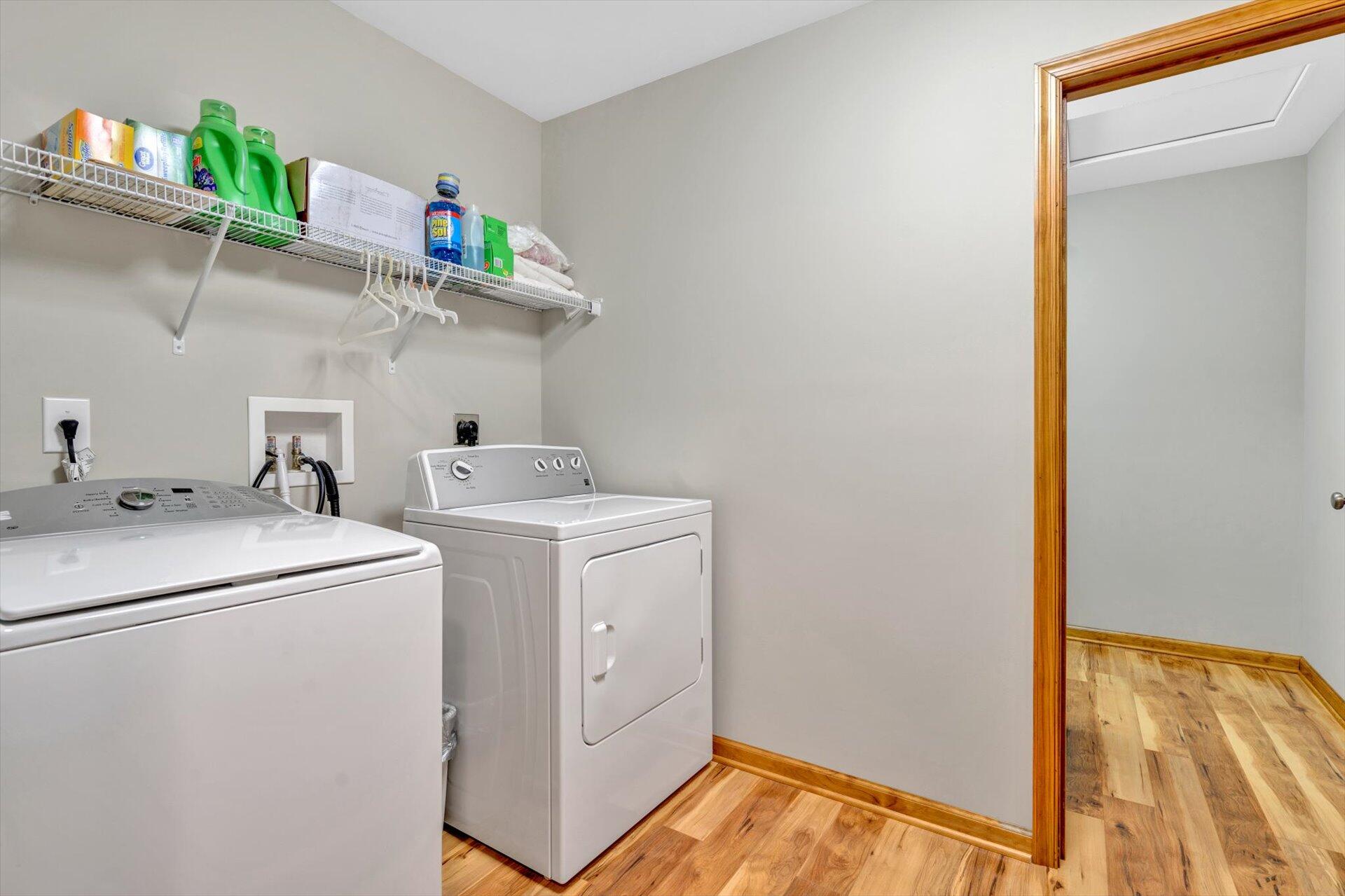 6 Highland Lake Road Union Hall, VA 24176 - Photo 27 of 56 a view of storage and utility room with washer and dryer