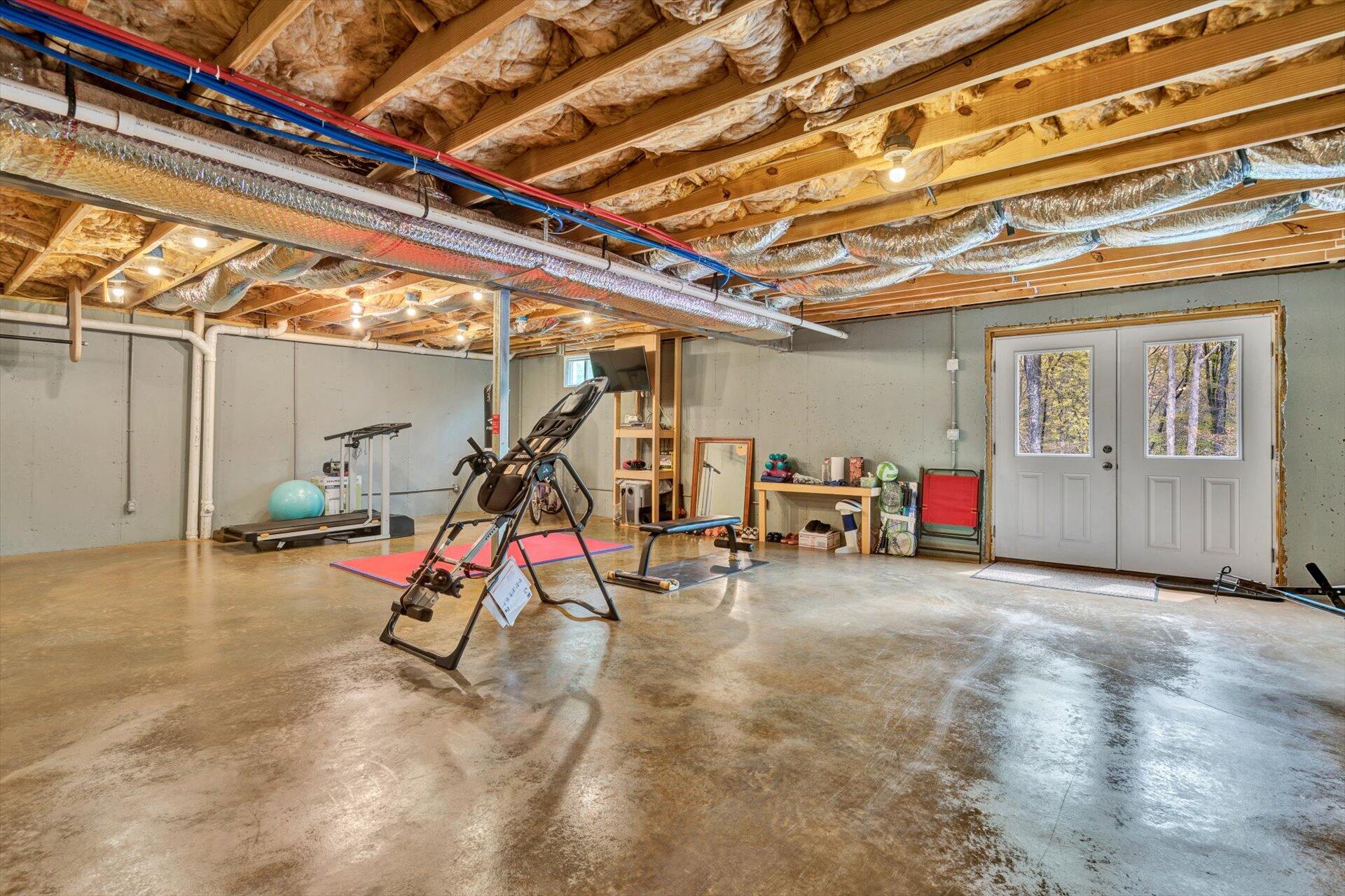 6 Highland Lake Road Union Hall, VA 24176 - Photo 32 of 56 a view of a room with gym equipment
