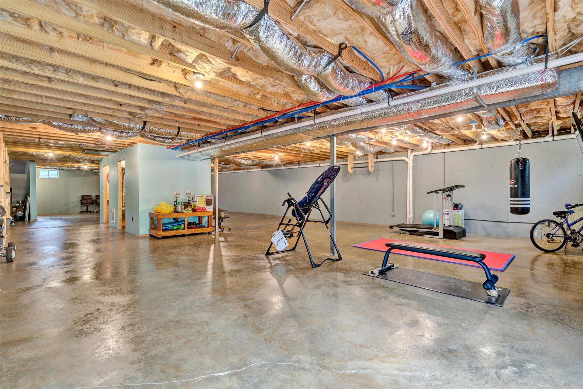 6 Highland Lake Road Union Hall, VA 24176 - Photo 33 of 56 a view of a room with gym equipment