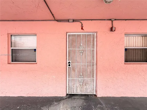 a view of front door
