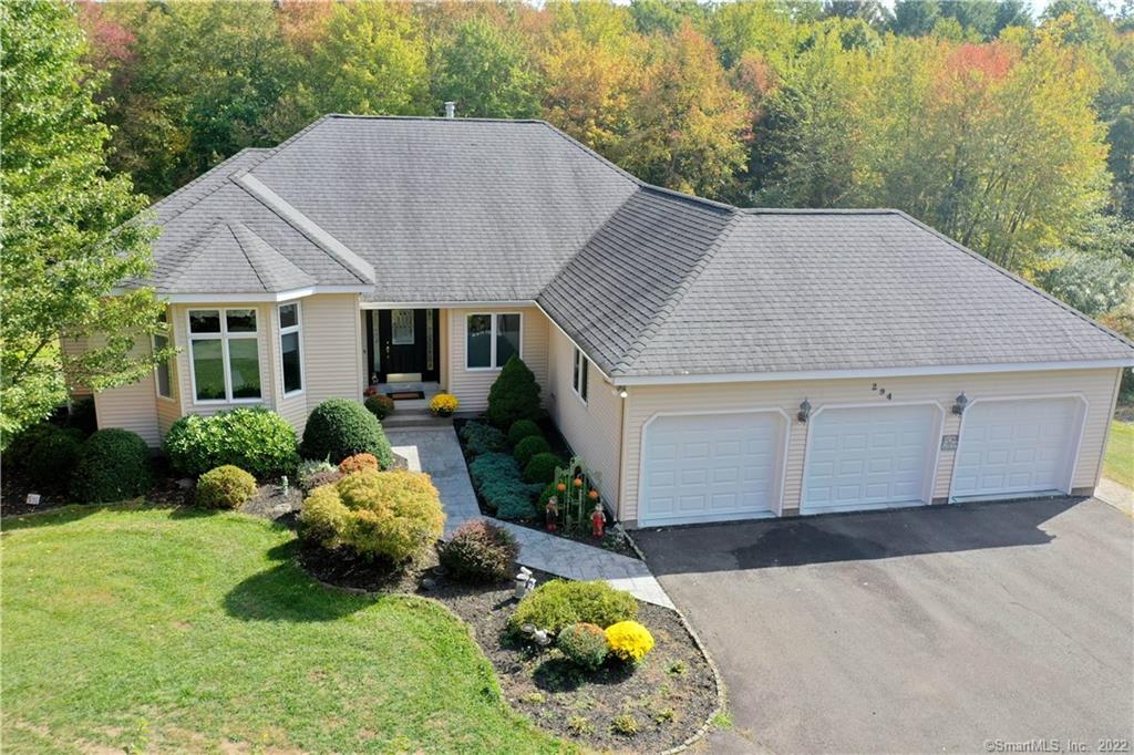 294 Wiese Road Cheshire, CT 06410 - Photo 1 of 1 Ariel view of house.