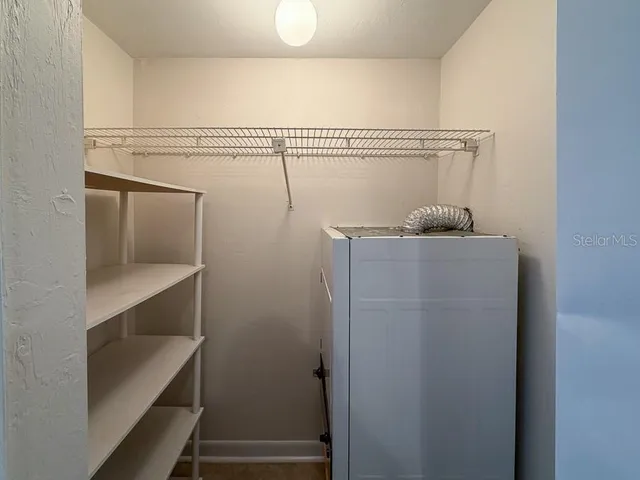 a view of walk in closet