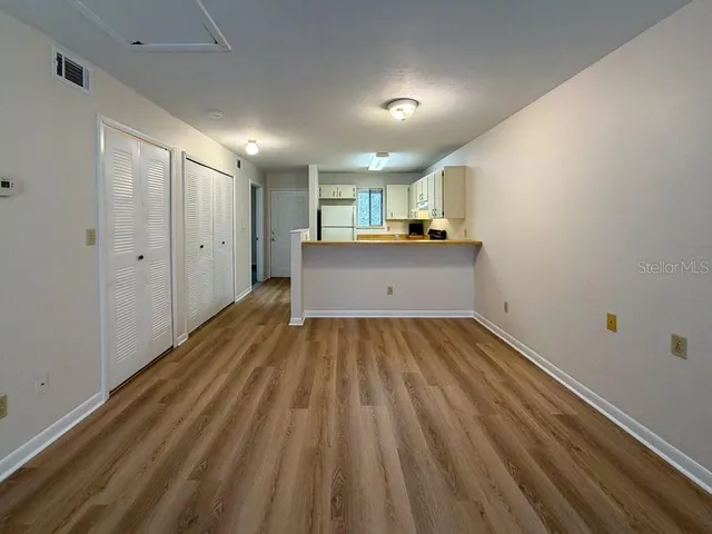 a view of kitchen and utility room