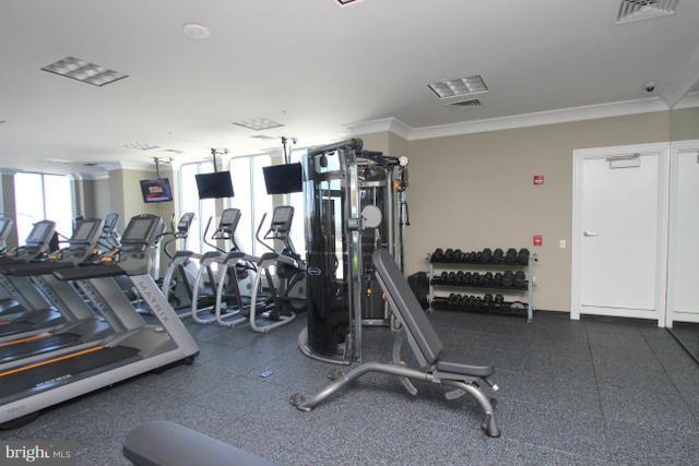 851 North Glebe Road, Unit 1311 Arlington, VA 22203 - Photo 23 of 30 a view of a room with gym equipment