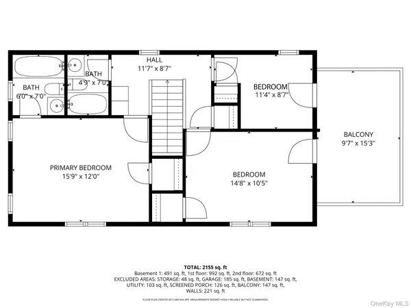 a picture of a wall with a white bed and a painting