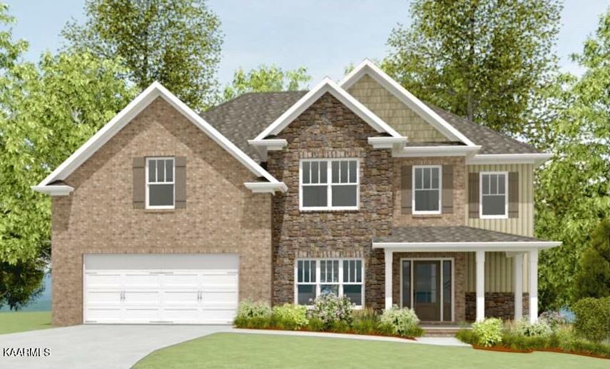 104 Brookberry Road, Unit LOT 27G Oak Ridge, TN 37830 - Photo 2 of 25 Brenton Craftsman Front Entry Rendering