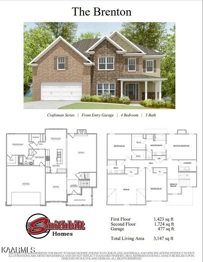 104 Brookberry Road, Unit LOT 27G Oak Ridge, TN 37830 - Photo 3 of 25 Brenton Craftsman Front Entry