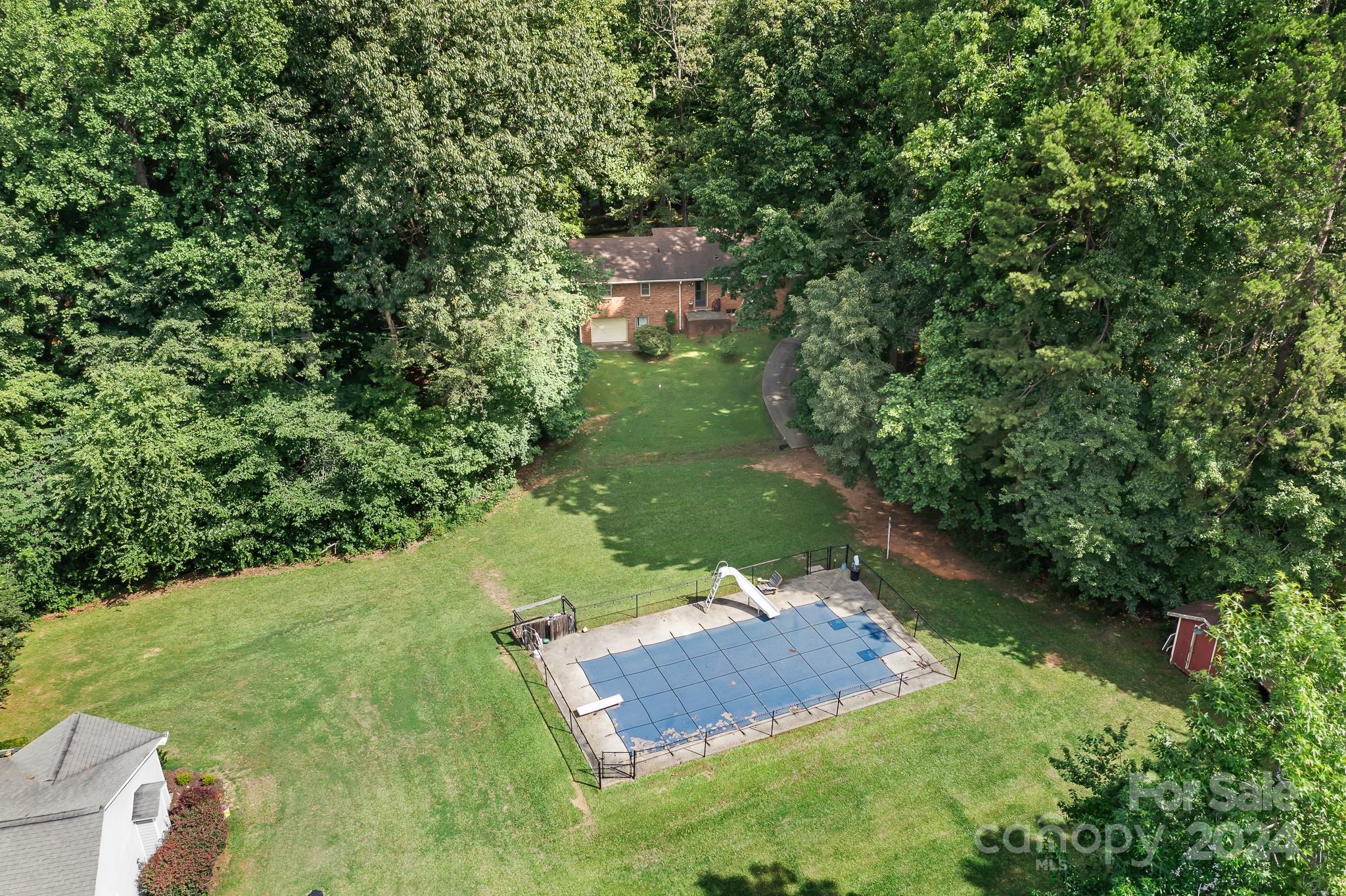 918 Blacksnake Road Stanley, NC 28164 - Photo 37 of 41 an aerial view of a house with a yard