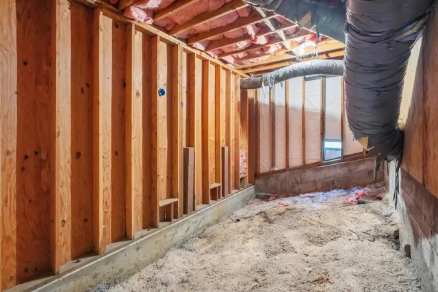 a view of a backyard of a house