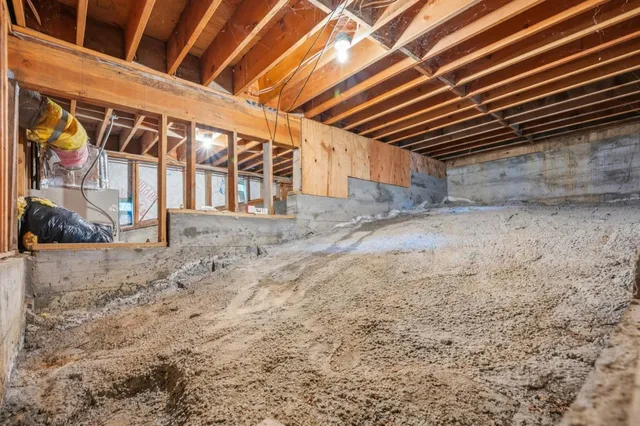 a view of a backyard of a house