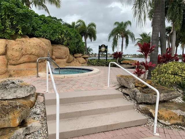 a view of outdoor space with seating area