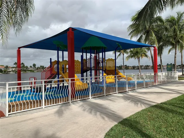 a building view with a garden space