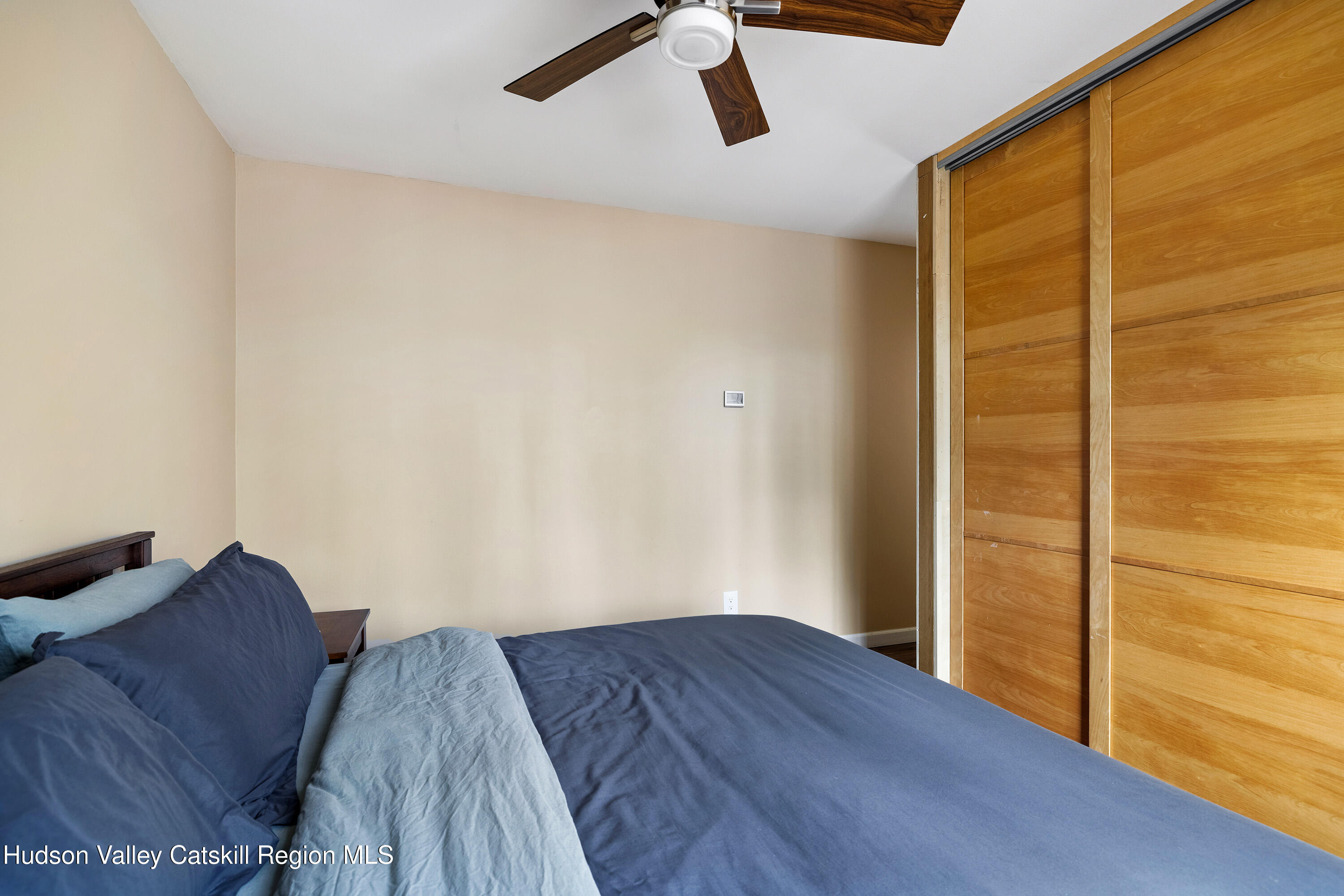 150 Vining Road Windham, NY 12496 - Photo 31 of 49 a view of bedroom with a bed and wooden floor