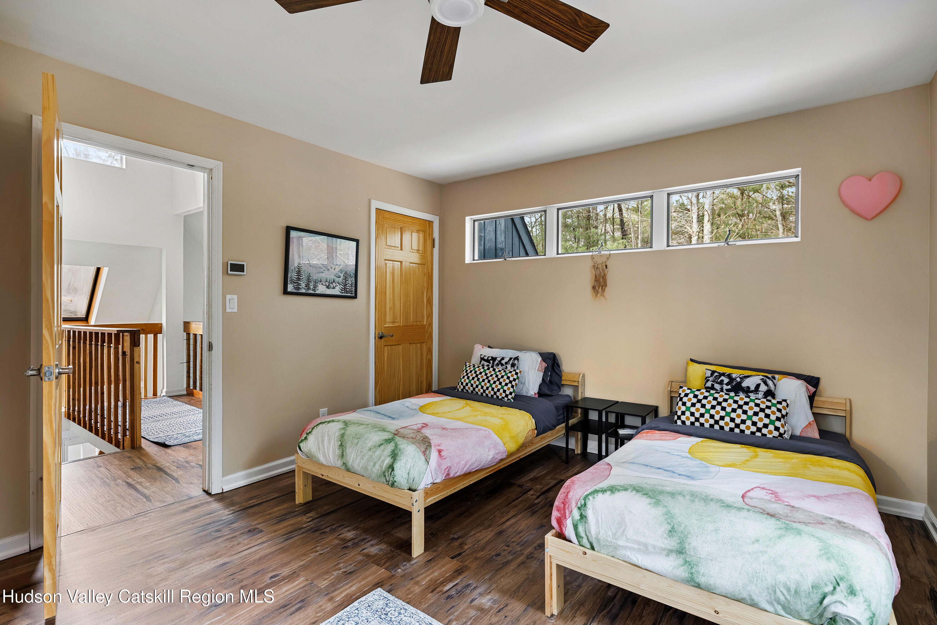 150 Vining Road Windham, NY 12496 - Photo 47 of 49 a bedroom with two beds and painted walls