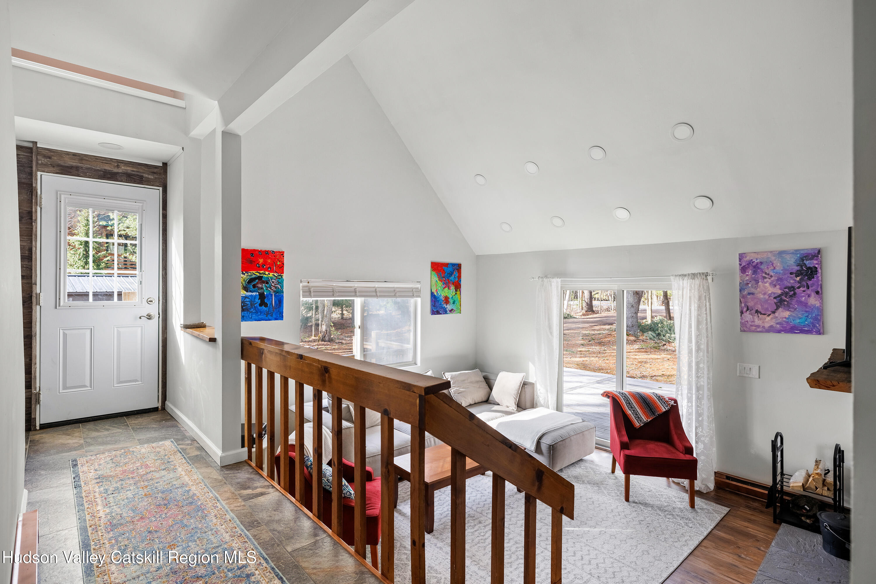 150 Vining Road Windham, NY 12496 - Photo 5 of 49 a view of a hallway with bedroom and wooden floor