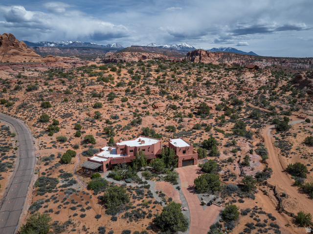 3617 Red Rock Drive Moab, UT 84532 - Photo 64 of 79 Overview of rural landscape with a desert landscape and mountains