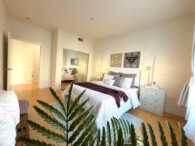 a view of a workspace with furniture