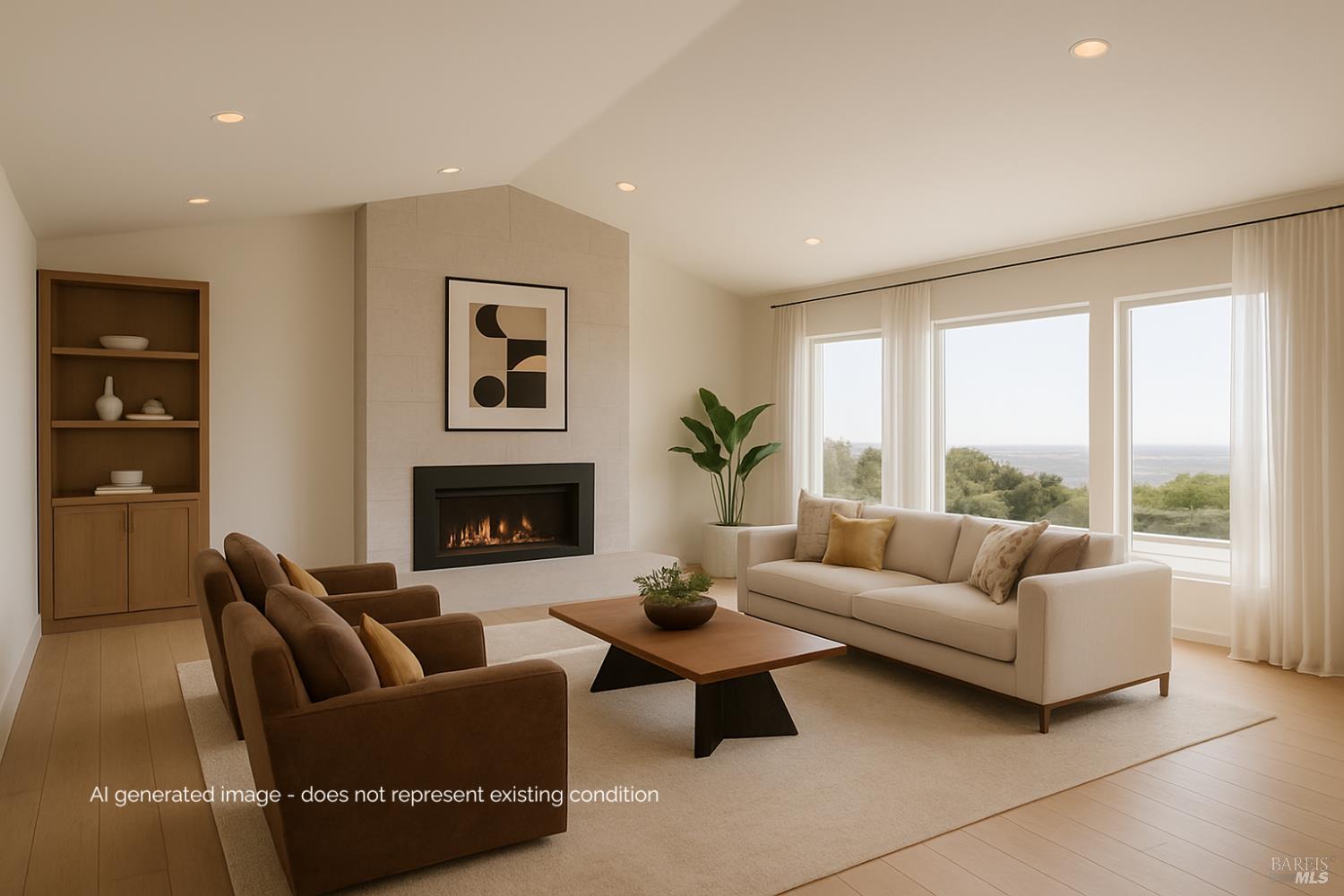4133 Orr Ranch Road Santa Rosa, CA 95404 - Photo 20 of 50 a living room with furniture and a large window