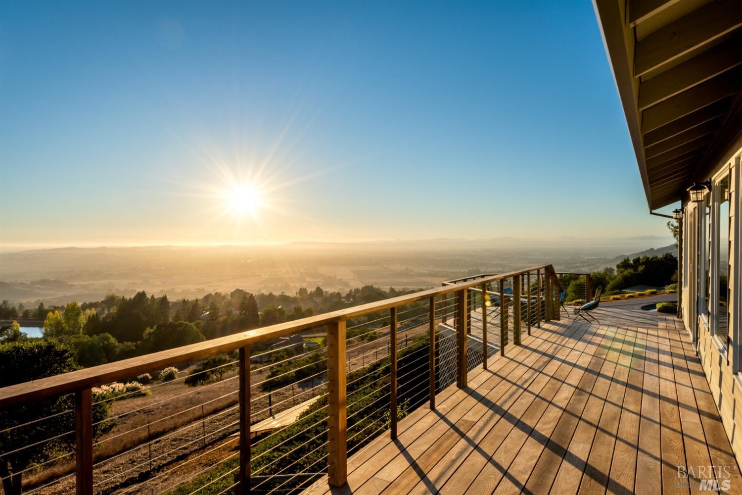 4133 Orr Ranch Road Santa Rosa, CA 95404 - Photo 3 of 50 a view of city from a balcony