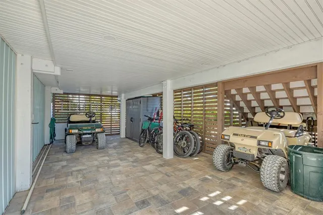 a view of a balcony and an outdoor space