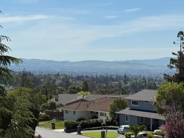 an aerial view of multiple houses