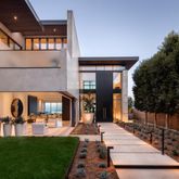 a view of a city with tall buildings