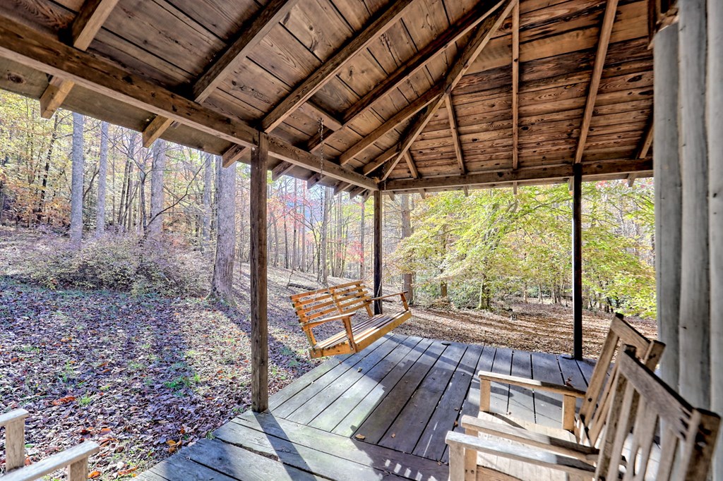 1307 Clear Creek Road Hayesville, NC 28904 - Photo 25 of 65 a view of room with wooden floor