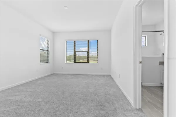a view of empty room with porch