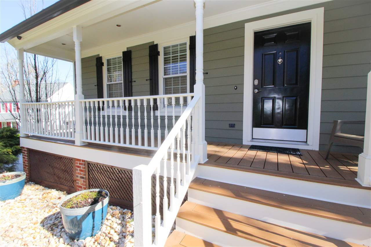 Enjoy the privacy on this rocking chair front porch, set far back from the road! Exterior Front