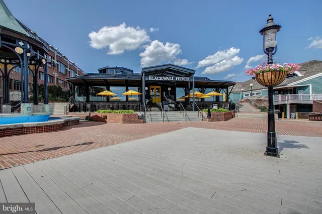 a view of a garden with a building in the background