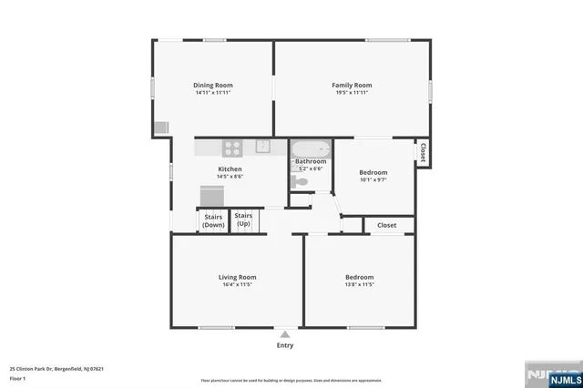 $549,000 | 25 Clinton Park Drive, Bergenfield, NJ 07621