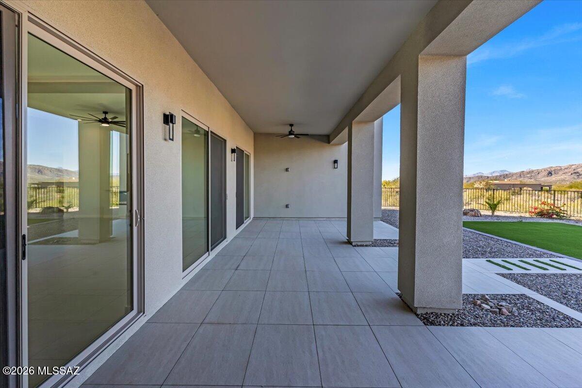 14821 Diamond F Rnch Place Vail, AZ 85641 - Photo 41 of 48 Patio is large enough for 2 Living Furniture sets