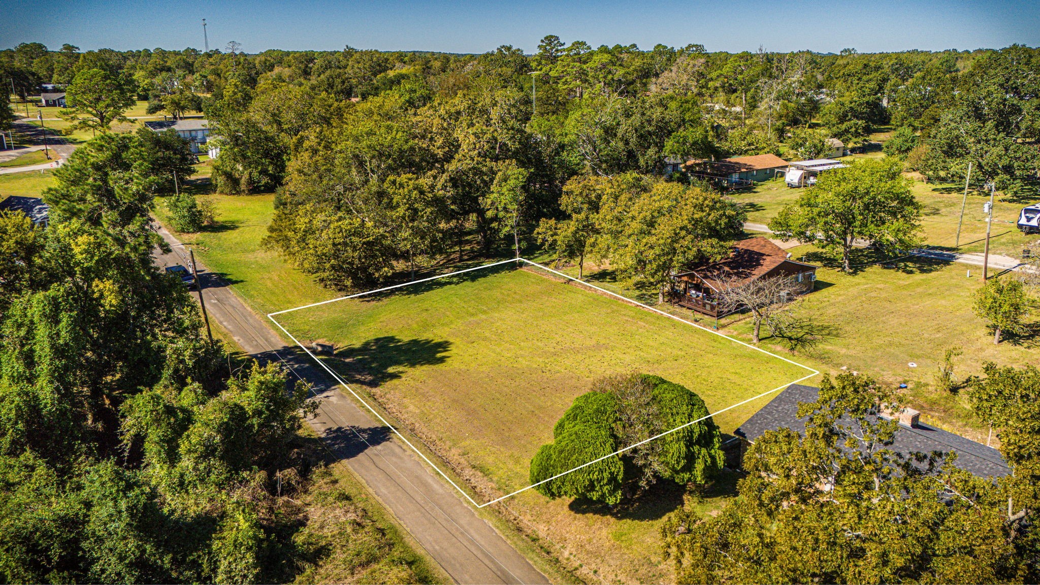 Tba Highcrest Drive Point Blank, TX 77364 - Photo 15 of 16 a view of a swimming pool with a yard