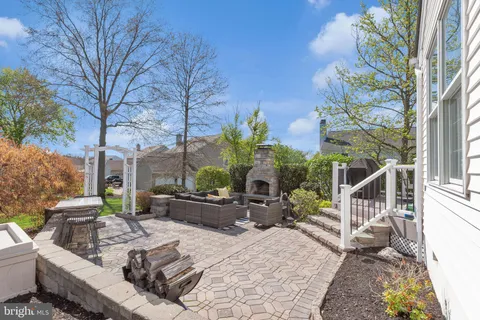 a view of backyard with furniture
