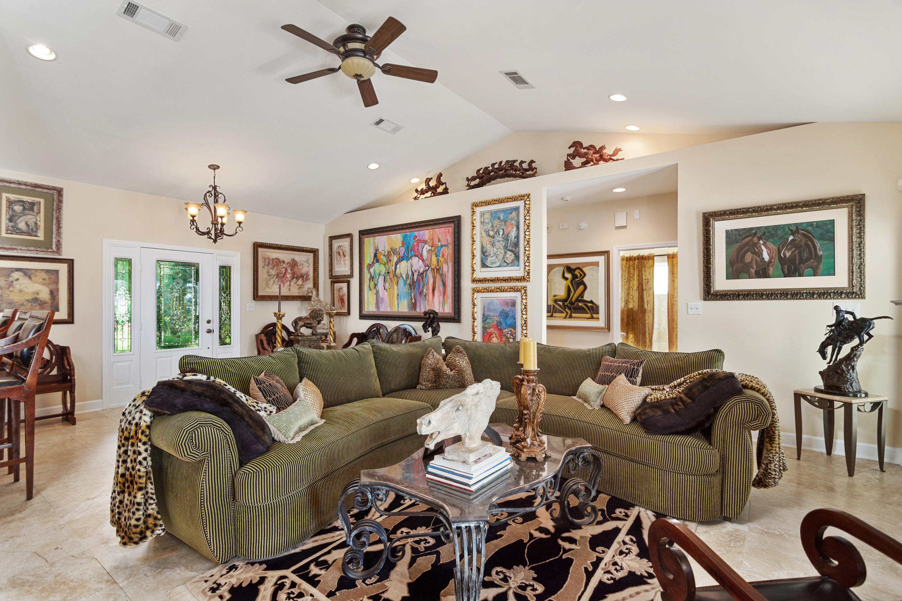 5676 Highway 2 DeFuniak Springs, FL 32433 - Photo 34 of 66 a living room with furniture and a chandelier