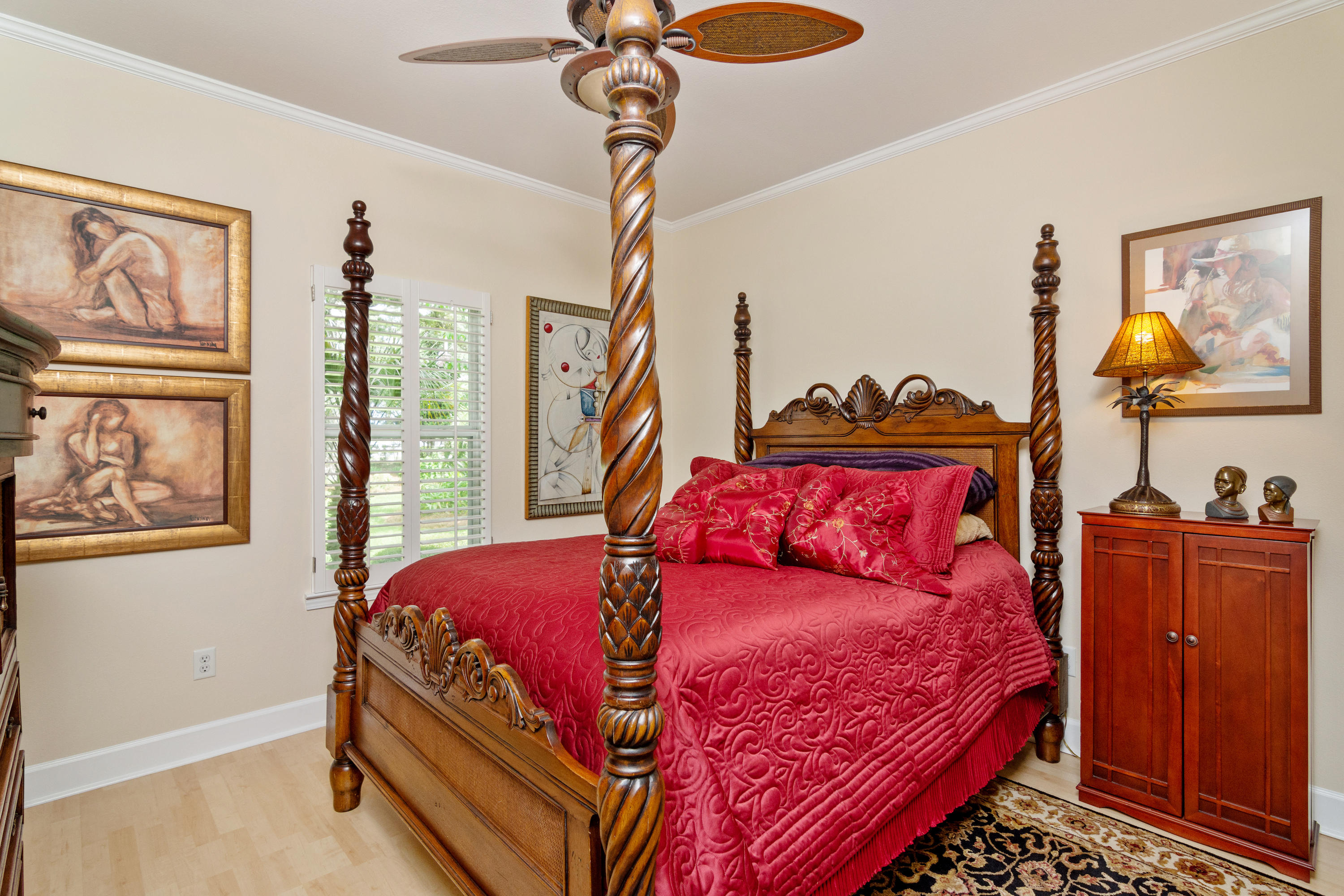 5676 Highway 2 DeFuniak Springs, FL 32433 - Photo 47 of 66 a bedroom with a bed and wooden floor