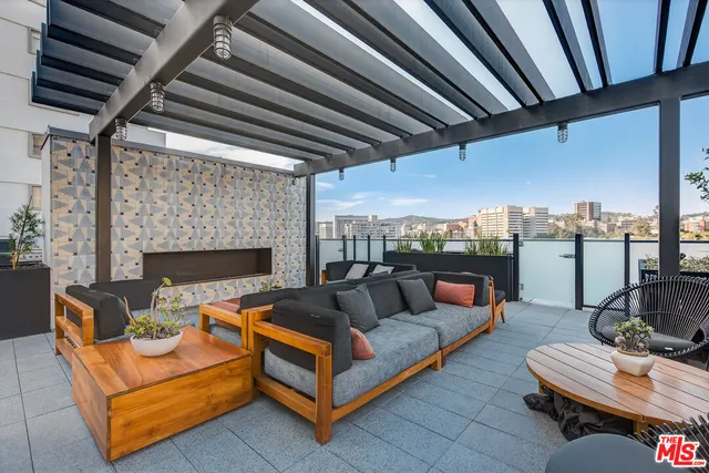 a outdoor space with patio lots of furniture