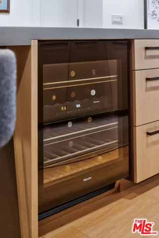 a close view of closet