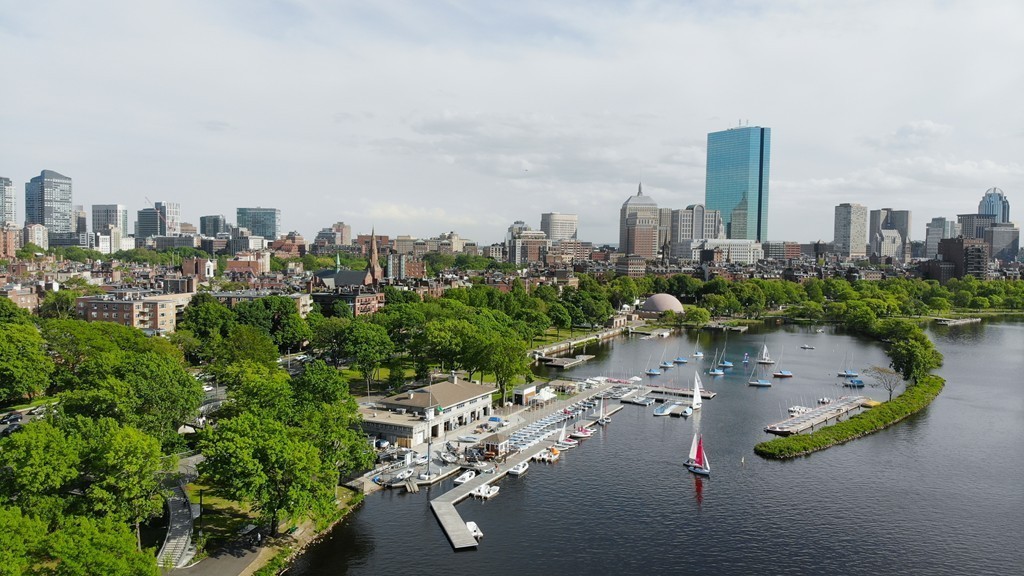 8 Lindall Place, Unit 2 Boston, MA 02114 - Photo 19 of 21 an aerial view of a city with tall buildings
