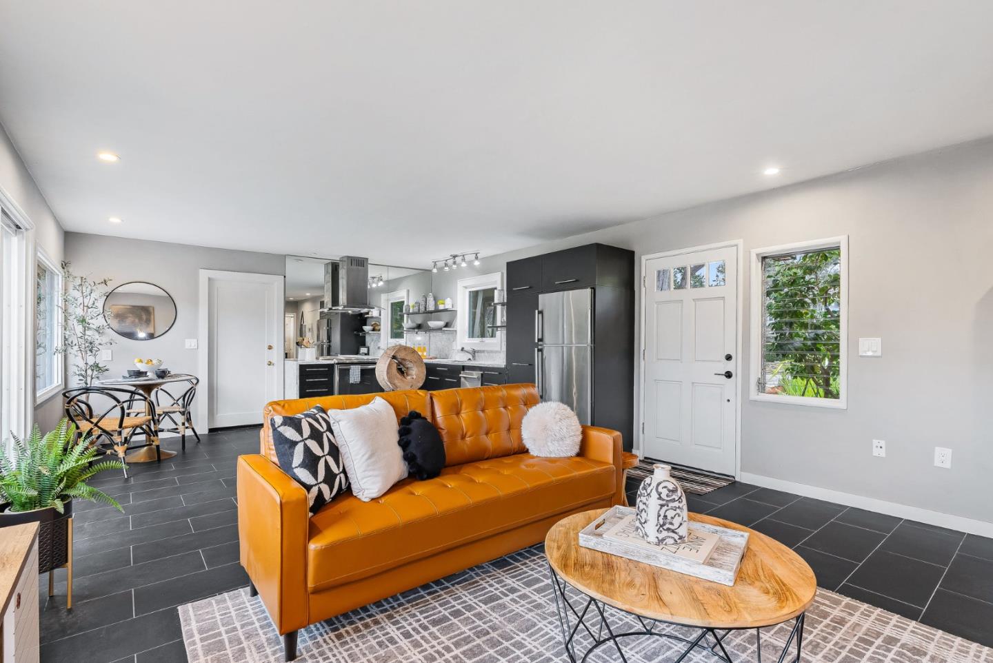 214 Martin Drive Aptos, CA 95003 - Photo 3 of 33 a living room with furniture and a dining table