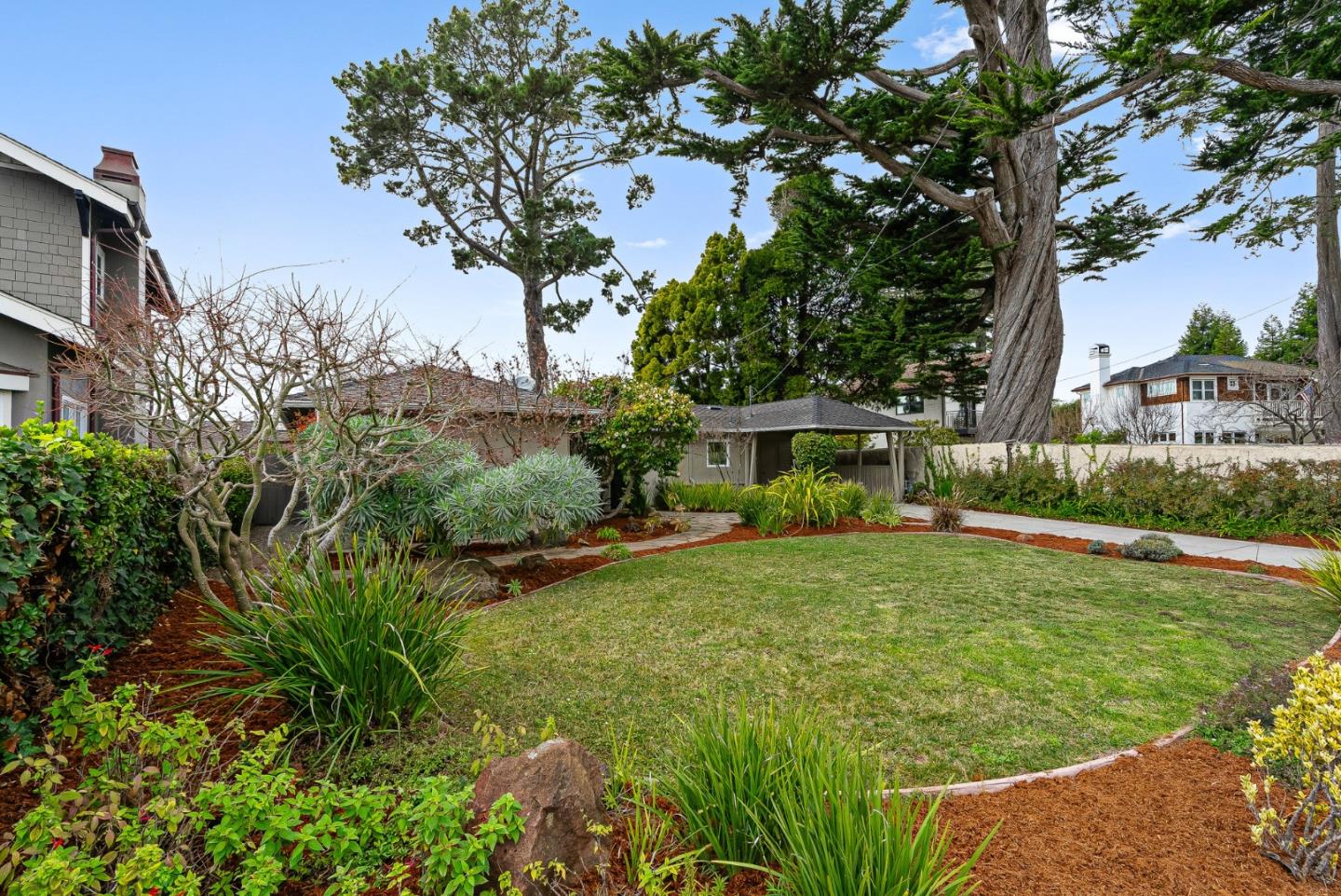 214 Martin Drive Aptos, CA 95003 - Photo 31 of 33 a view of a house with a garden