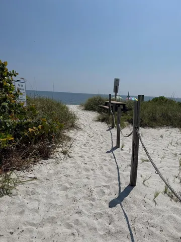 a view of outdoor space with seating